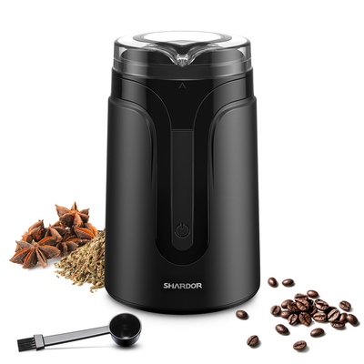 fabricante de café 40g automático pequeno, moedor de café de Mini Spice Bean Matte Black