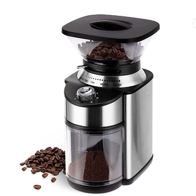 Ajuste cônico elétrico de aço inoxidável da imprensa 19 de Burr Coffee Grinder Espresso Coffee