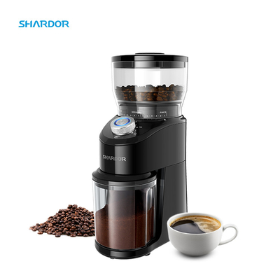 Luz azul de segurança de Burr Conical Grinder 2 a 12 do diodo emissor de luz do fechamento do escritório copos de máquina de café