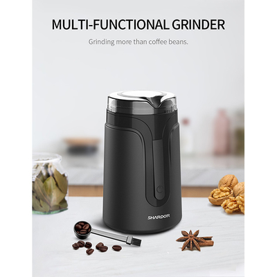 Preto portátil pequeno de Shardor Burr Grinder Electric Mill Spice Multi-funcional