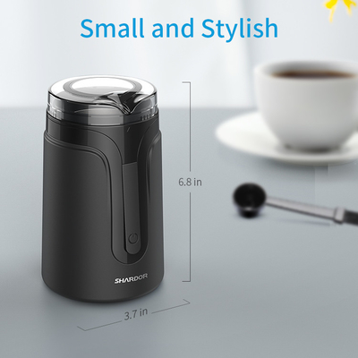fabricante de café 40g automático pequeno, moedor de café de Mini Spice Bean Matte Black