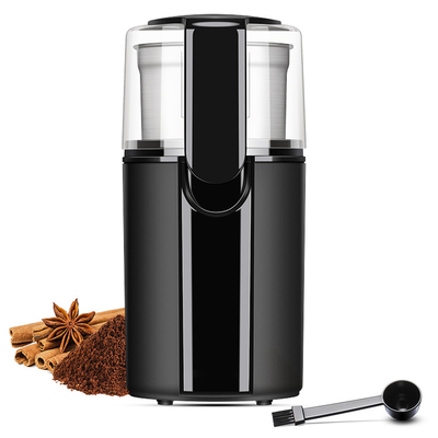 Moedor de café de aço inoxidável elétrico Machine de Coarse Powder Black do moedor de café da tomada do UL
