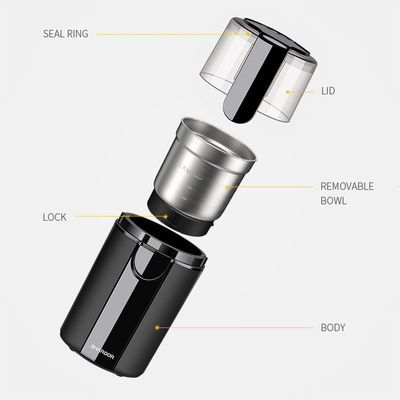 Aço elétrico CG628B de Removable Cup Stainless do moedor de café da casa destacável limpa fácil