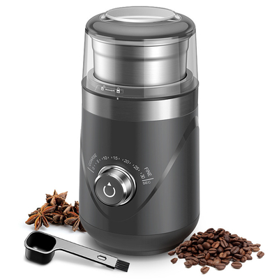 Café Handheld Bean Grinder de Grey Electric Coffee Grinder SS304 150W