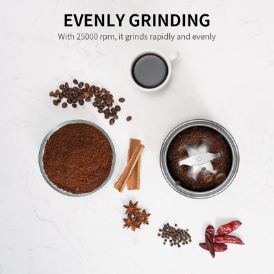 Canela Mini Electric Espresso Maker da salsa, fabricante de café da moagem da capacidade 70g auto