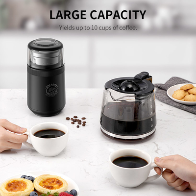 moedor a pilhas SS304 Logo Electric Black Pepper Grinder feito sob encomenda da especiaria 70g
