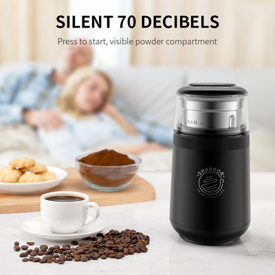 moedor a pilhas SS304 Logo Electric Black Pepper Grinder feito sob encomenda da especiaria 70g