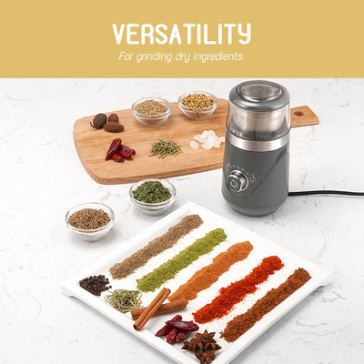 Moedor de café elétrico Mill da lâmina dos SS, 150W Mini Coffee Bean Grinder