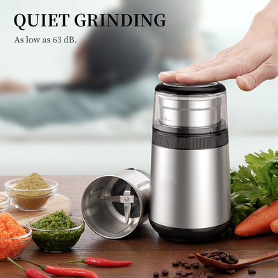 Fabricante de café elétrico do gotejamento dos multi copos removíveis de Herb Spice Grinder Machine 2 das porcas da função