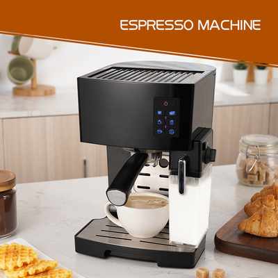 a máquina automática do café de Frother do leite 1240W dobra a máquina de café semi automática