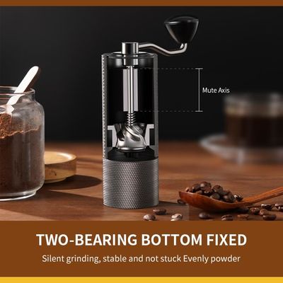 Mini Adjustable Manual Coffee Grinder, moedor de café de aço inoxidável Portable da mão