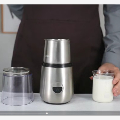 2 em 1 moedor de café feito sob encomenda And Milk Frother 2 em 1 leite frio semi automático