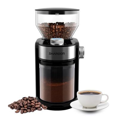 Moedor de café francês de ajuste da imprensa do café de Burr Coffee Grinder 240g 16 lisos pequenos