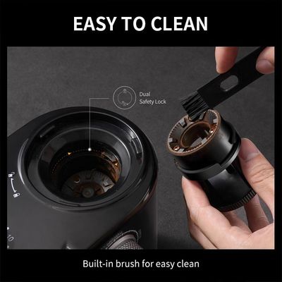 Moedor de café francês de ajuste da imprensa do café de Burr Coffee Grinder 240g 16 lisos pequenos