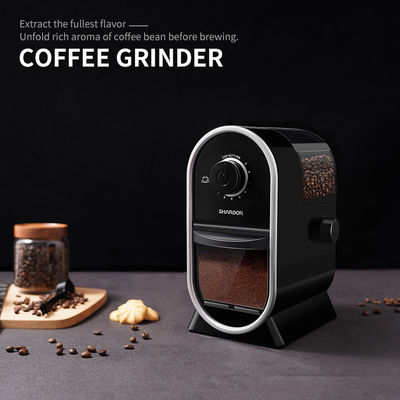 fabricante de café de aço inoxidável de Burr Hand Grinder Nespresso Household do botão de controlo 240g