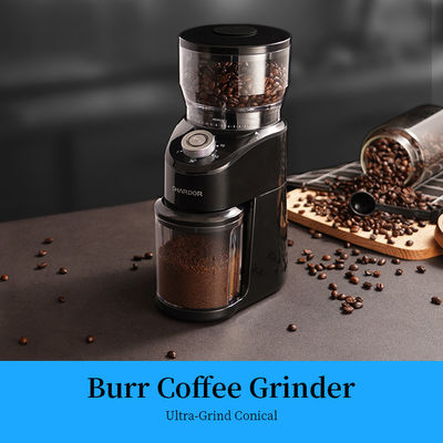 12 copos do profissional de moedura do ajuste de Burr Coffee Grinder 14 cônicos