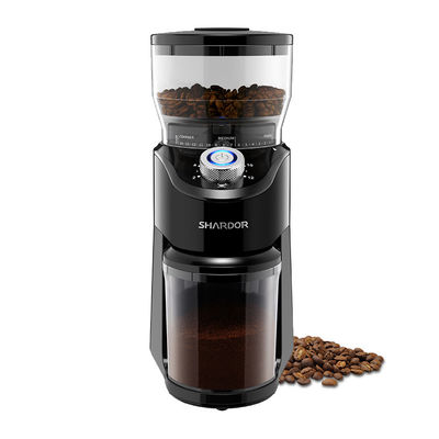 14 ajustes cônicos ajustáveis da moagem de Burr Coffee Grinder Espresso Extensive