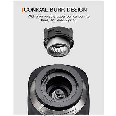 Ajuste cônico elétrico de aço inoxidável da imprensa 19 de Burr Coffee Grinder Espresso Coffee