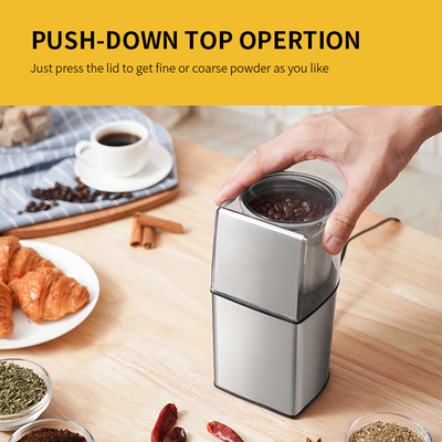 café sem corda recarregável Bean Grinder With Removable Cups do moedor de café 70g 200W