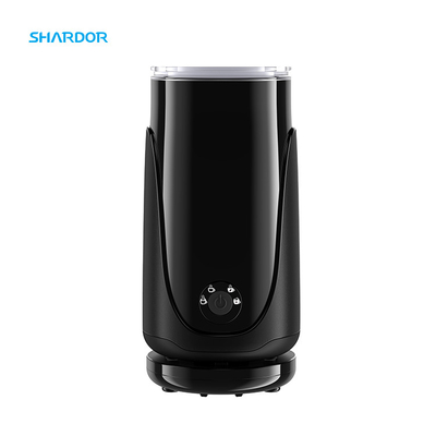 Controle de temperatura preciso baixo destacável lustroso 65°C de Matte Black Espresso Milk Frother