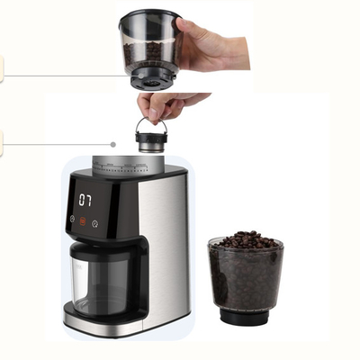 fabricante de café a pilhas elétrico de aço inoxidável da máquina de moedura do OEM de 40mm