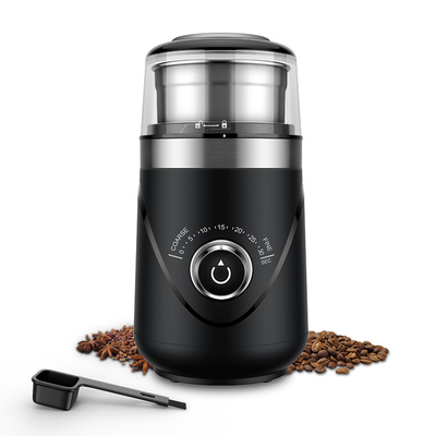 Botão Burr Coffee Grinder portátil do sincronismo do ruído do DB da capacidade 70g Burr Mill Grinder 63