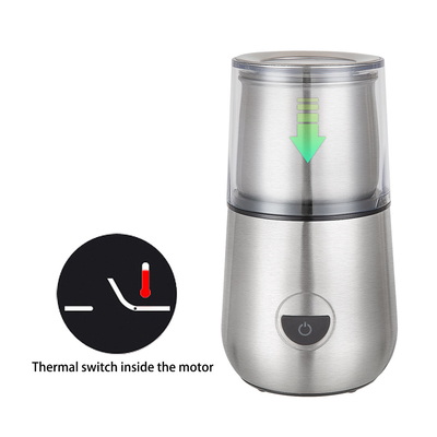 o moedor de café feito sob encomenda de 50g 100g, Removeable moedores de 2 copos ordenha Frother