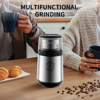 multi máquina funcional SS304 Burr Grinder Coffee Maker removível do café 150W