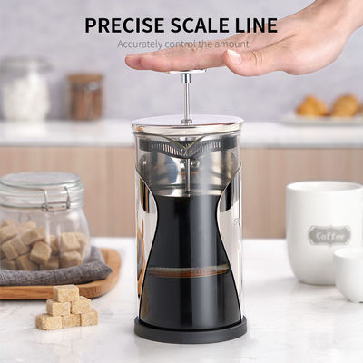 Imprensa francesa parede dobro de vidro francesa de aço inoxidável do fabricante de café 1000ML da imprensa da grande