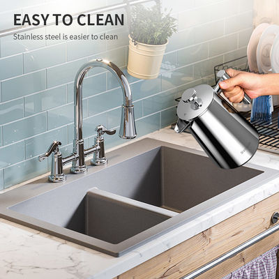 A parede do dobro 34OZ isolou o estilo clássico francês SS304 do fabricante de café da imprensa