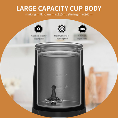 leite a pilhas Heater And Frother de Foamer do chocolate de Frother do leite do café 4-in-1