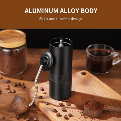 Logotipo de Precise Portable DIY do moedor de café de Burr Espresso Stainless Steel Manual