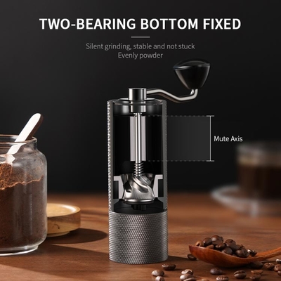 Moedor de café manual Stainless Steel Conical da cultura do café Burr Mini