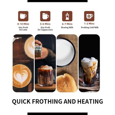 Leite destacável automático inteligente frio e caloroso de Frother do café